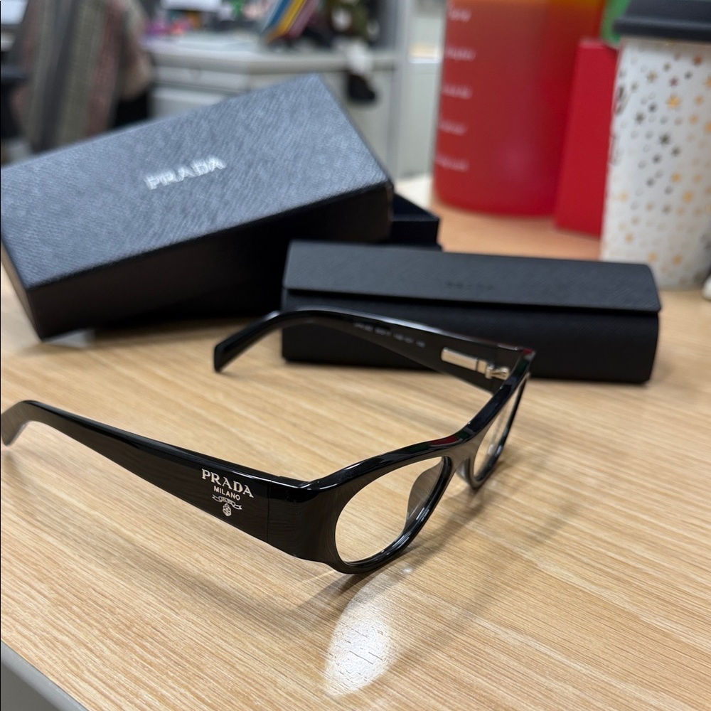 Prada Glossy Black Eyewear